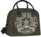 Clastyle Bolsa Termica Porta Alimentos Hombre Negro Náutica Retro, Bolsa Almuerzo Adulto Reutilizables con Correa, Bolsa Comida Trabajo Letra para Viaje Picnic