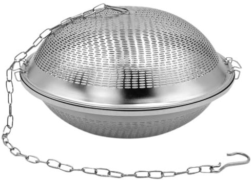Luxshiny Edelstahl Gewürzinfuser Koch Und Teezubereiter Praktischer Geschmacksträger Für Heiße Töpfe Und Tees Für Outdoor Camping Und Familie Einfach Zu Reinigen Und Vielseitig