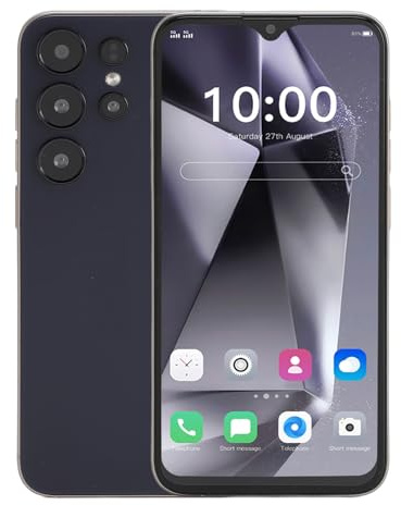 Gugxiom Entsperrtes Mobiltelefon, LTE 4G-Telefon, 6,82 Zoll Großes Display, 6800-mAh, Android 12-Smartphone, 8 GB RAM, 64 GB ROM, Dual-SIM-Dual-Standby (Purple)