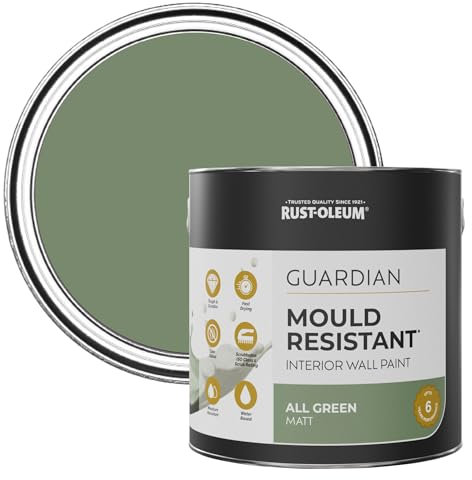 Rust-Oleum Green Guardian Mould Resistant Wall Paint - All Green 2.5L