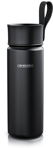 Arendo Stainless Steel Water Bottle, Insulated Water Bottle, BPA Free, Metal Water Bottle 550ml, Drink Flask 24h Cold 12h Warm, Drinking Bottle Ideal for Adult, Kids, Cycling, Gym, Yoga