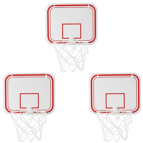 Uikdjgu 3X Sport Office Basketball Hoop Clip for Trash Can Basketball Game Small Basketball Board Clip for Waste Basket