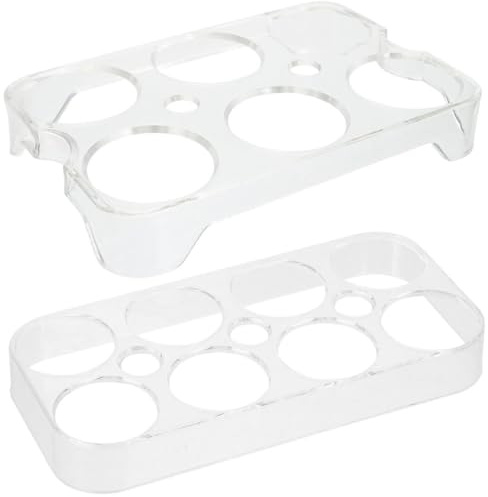 Generic Hueveras para Frigorifico 12 Huevos de Plástico Gran Capacidad y Diseño Multifuncional, Organizador de Huevos Adecuado para Cocina y Almacenamiento en Nevera