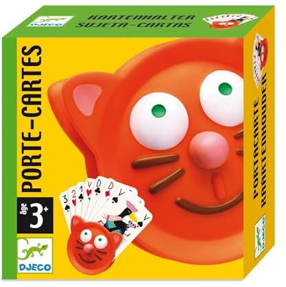 Djeco 144-016 DJ05997 05997 Kartenhalter für Kinder Einfaches Halten von Karten, Multicolour, 3 jahre+