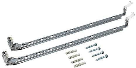 Sanitop-Wingenroth Wandkonsole VARIO für Flachheizkörper | Zur Wandmontage | Konsole für Heizkörper ohne Laschen | Bauhöhe 300-600 mm | Höhenverstellbar | Verzinkt | 27523 1, 300-600 Mm Vario