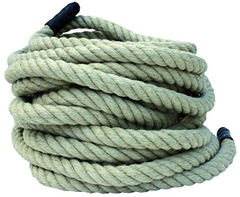 WildeSeile Corde ondulatoire d'entraînement Originale 30 m Beige - Kunsthanf