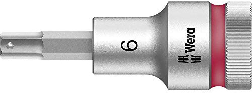 Wera 05003822001 8740 6 x 60 mm 1/2-Inch Drive SW C HF Zyklop in-Hex Socket High Torque High Torque Holding Function