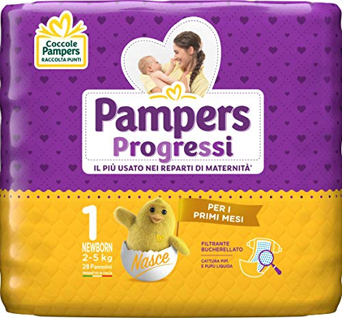 Pampers Progressi Newborn Windeln, Größe 1,2-5 kg, 28