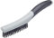 ProDec 10 inch Soft Grip Wire Brush, 4 High Density Rows of Steel Wire for Heavy Duty Cleaning of Wood, Metal, Masonry, Paint & Grime Removal, Cleaning Rust, Grills, Tiles, Brick, 10