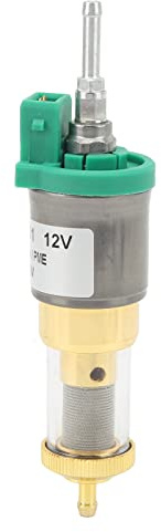 Heizungs-Kraftstoffdosierpumpe, 1KW-5KW 2-Polige Standheizung Dosierpumpen, Doppelfilter mit Abnehmbarer Transparenter Abdeckung, Für Eberspacher Airtronic D2 D4 12V(12v-22ml)