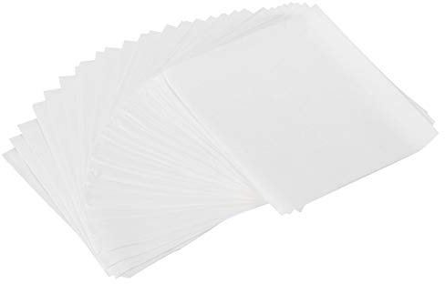 Cyrank Papel De Filtro, Filtros De Papel De Café, 40 Piezas/Bolsa De Fibra De Madera Papel De Goteo Manual Filtro De Café Cafetera Cuadrada Accesorio para Hacer Permeabilidad Al Agua Blanco