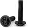 ORTAVA Lot de 30 vis M6 x 25 - Vis à tête bombée Torx - Vis à bride ISO 7380 - Vis à tête plate avec disque - En acier inoxydable A2 V2A - Filetage complet
