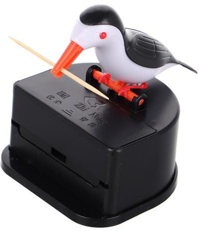 MAGICLULU Dispensador Automático De Palillos con Diseño De Pájaro Accesorio De Decoración para Hogar Caja Duradera y Práctica para Padres Dispensador Telescópico Divertido para Cocina y Ofic