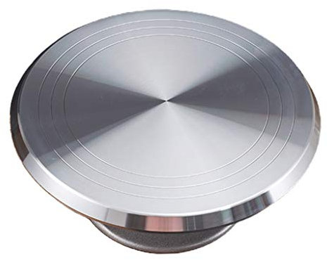 XAGMODSHN Alzata per torte, strumento da forno, 25,4 cm, supporto girevole per torte, base girevole per decorare il tavolo