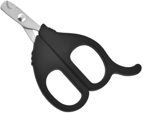Tagliapillole a Forbice Multifunzione Nero Impugnatura Ergonomica | Pp e Metallo, Divisore per Compresse e Organizer, Uso in Viaggio, Formato Compatto