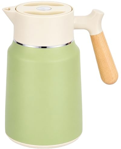EVERGOODS Thermal Coffee Carafe 1.5L, Stainless Steel Insulated Teapot & Vacuum Flask Jug, Double Walled Coffee Pot for Hot and Cold Drinks, Tea, Coffee, Water & Juice
