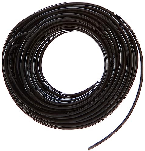 Electraline 10924 Piattina Indivisibile H03VVH2-F, Sezione 2x0.75 mm, 20 mt, Nero