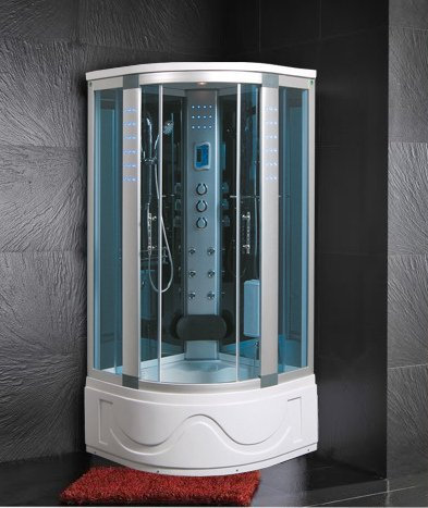 Bagno Italia cabine et baignoire 105 x 105 générateur de vapeur avec ozonoterapia et Sauna
