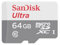 SanDisk Ultra 64 GB microSDXC Class 10 Memory Card up to 48 Mbps - White/Grey