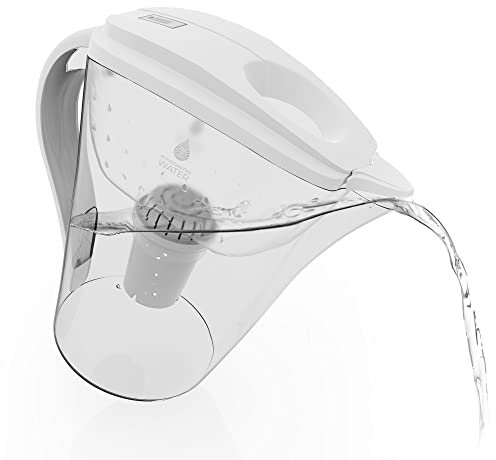 Invigorated Living Alkaline Water Filter Jug - Long-Life Filtration System - Purifies and Restores pH Balance - Invigorated Living with Alkaline Water Filter Pitcher - Fluoride Water Filter - 3.5L