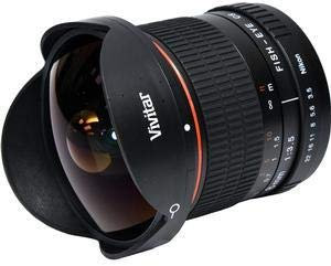 Vivitar V-8 mm-n 8 mm Fisheye Objectif pour Nikon (Noir)