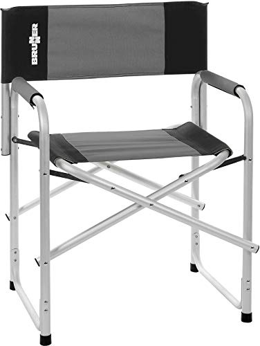 BRUNNER Campingartikel Regista Stuhl Bravura, Grau/Schwarz C20, 0404190N