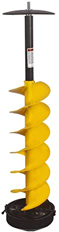 Nordic Legend E-Drill Unit - Trivella senza fili in nylon con lama di centraggio, punta a coclea con adattatore per trapano e piastra superiore per pesca sul ghiaccio