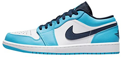 Jordan Air Jordan 1 Low 553558 144 UNC - Tenis para hombre, talla 9.5, Blanco, 43 EU