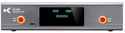 XDUOO MU-604 USB DAC DSD256 Hochleistungs-DAC XLR symmetrischer Ausgang Zwei USB-System-DAC-Verstärker-Decoder
