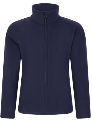 Mountain Warehouse Camber II Kids Full-Zip Fleece Jacket Dark Blue 11-12y