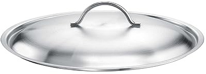 TOMGAST Topfdeckel | Durchmesser: 32 cm | Kompatibel mit TOMGAST Töpfen | Edelstahl 18/10 | Satiniert | Ergonomischer Griff