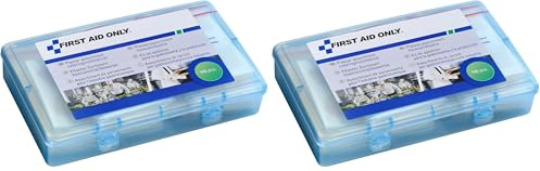 First Aid Only Pflaster-Sortiment, 100 Stück, Gastronomie/Gewerbe, verschiedene Größen und Ausführungen, P-10026 (Packung mit 2)