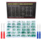 Knpwer 495 pezzi, 36 misure, set di anelli di tenuta, anelli in gomma nitrilica, gomma nitrilica, olio benzina, acido e resistente al calore, con 4 ganci e ganci
