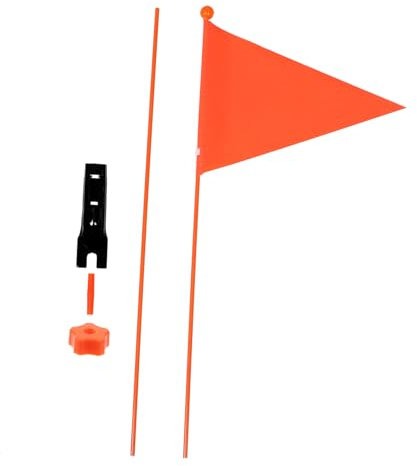 Sosoport 2 Sätze Fahrradvorbauten Fahrradfahnen Für Den Außenbereich Heimtrainer Fahrrad Fahrradfahnen Mit Stange Zur Flagge Das Banner Glasfaser Tragbar