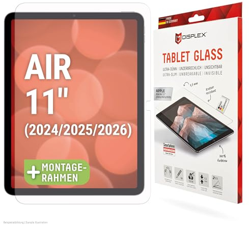 Displex Film en verre hybride 9H pour Apple iPad Air 11 (2024/2025)