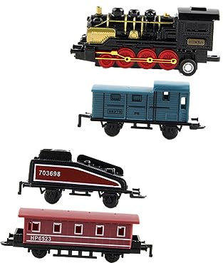 NAMOARLY Set 4 Giocattoli a Retro in Educativo per Bambini a Trazione Posteriore per Ragazzi