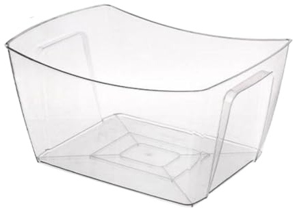 predolo Cubitera para Fiestas, Cubitera para Vino con Asa, Contenedor para Almacenar, Cubeta para Cerveza, Bandeja para Cubitos de Hielo para Champán, Botella, Cuadrado 12l, tal como se describe