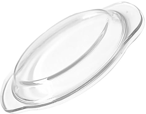 Angoily Glass Microwave Lid Heat Resistant Splash Proof Cover for Microwave and Oven 20.2cm Diameter Suitable for Ceramic Plates and Bowls Dishwasher Safe