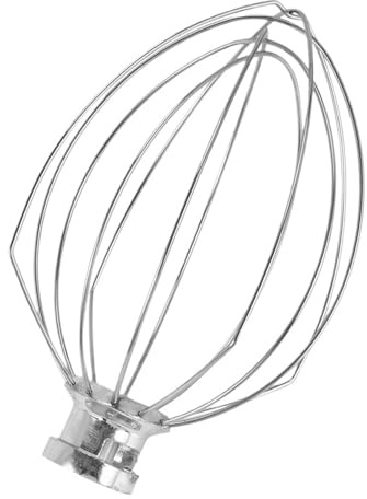Fouet ABBK, Compatible Avec Les Robots Pâtissiers KitchenAid 5QT Et 6QT, Accessoire Fouet, Mélangeur À Œufs Et Crème En Acier Inoxydable De Rechange