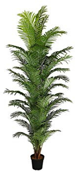 Areca Kunstpalme 44stämmig mit Wedel Höhe ca. 280cm mit Durchmesser 150cm - Dekopalmen künstliche Palmen