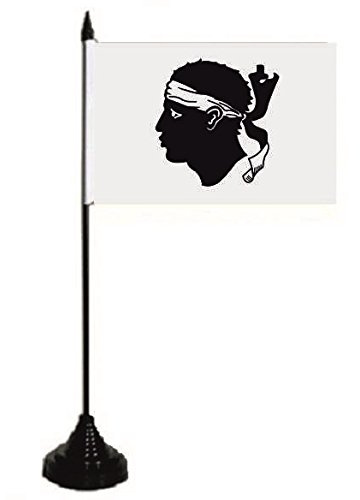 U24 Table Drapeau Corse Drapeau Table Drapeau 10 x 15 cm