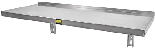 JEGS Folding Work Table | 100 LBS Capacity | Lightweight Aluminum | Dimensions 45.5� Long x 18.5� Wide | Perfect for Trailer, Shop, or Garage