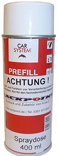 Lackpoint Bomboletta spray da 400 ml 1K vernice auto arancione metallizzato opaco senza vernice trasparente Tuning