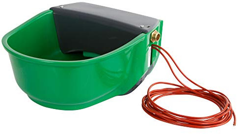 Frostschutztränke mit Rohrbegleitheizung SH30 230 Volt - Schwimmerventil - Mit ca. 2 Meter Rohrbegleitheizung - Frostschutzthermostat integriert - Pferde, Rinder, Ponys, Kälber, Schafe