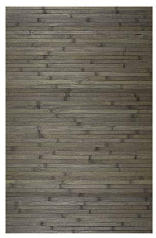 STORESDECO Alfombra de bambú Natural Antideslizante sin Bordes y Resistente a la Humedad. Ecológica, Antimanchas, Elegante y fácil de Limpiar diseño Gris 140x200 cm