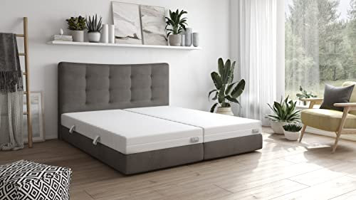 Traumnacht Basic 2 in 1 Duo - orthopädische 7- Zonen Kaltschaummatratze, Härtegrad 2 und 3, Öko-Tex zertifiziert, 90 x 190 cm, Höhe 15 cm, produziert nach deutschem Qualitätsstandard