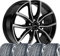 4 Winter Kompletträder 7,5x19 ET 49,5 5x114,3 Schwarz poliert mit 235/50 R19 103V HAN Winter i*cept evo3 X W330A S kompatibel mit Kia Sportage