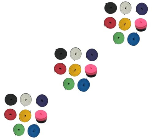 YARNOW 24stücke Teiliges Bunte Racket Grip Wickelbänder Antisweat rutschfest Für Badminton Tennis Squash Und Angelruten Hochabsorbierend Und Komfortabel