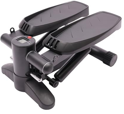 Stepper per la casa, mini stepper 2 in 1 Twister Stepper con display LCD Power Ropes per l'uso a casa, ufficio, camera da letto