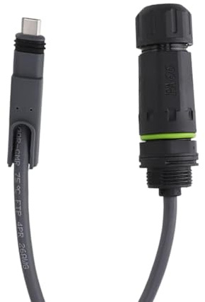 Dpofirs SPX-Stecker auf RJ45-Adapter, Wasserdichtes Kabel, RJ45-Buchsen für Generation 2 Dish, 1200 Mbit/s SPX auf RJ45-Stecker, SPX Plug to RJ45 Adapter